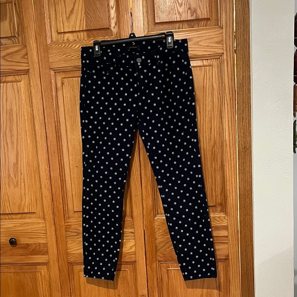 Ann Taylor Navy Floral Pants